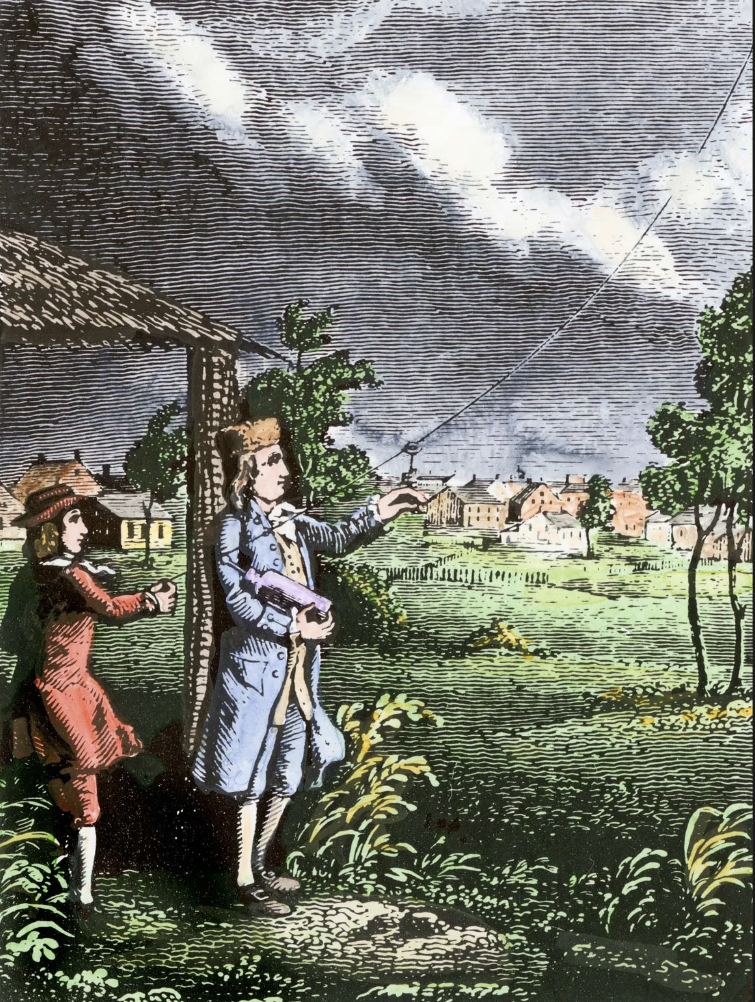 Benjamin Franklin's kite experiment
