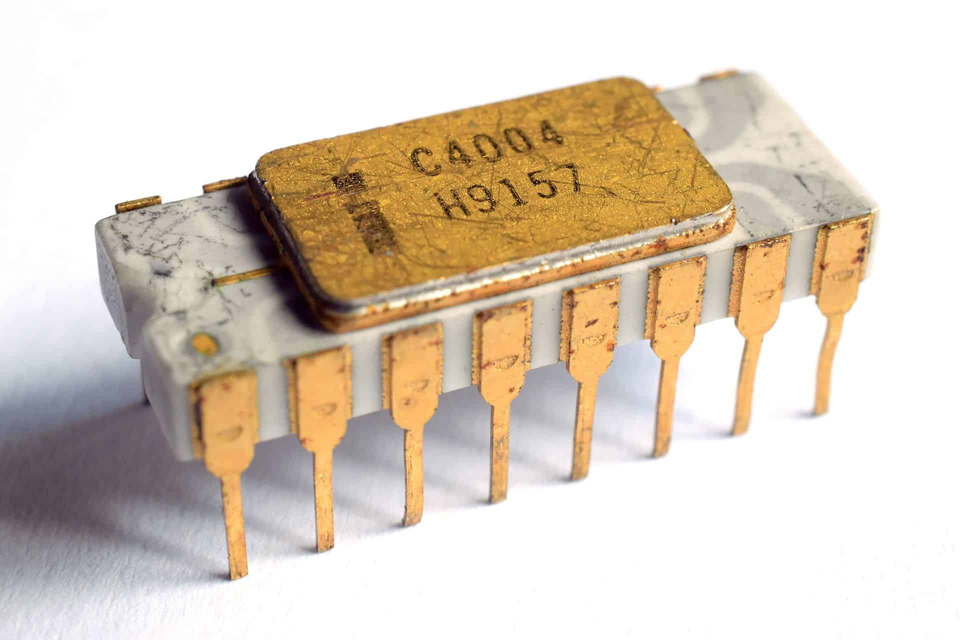 The Intel 4004 microprocessor