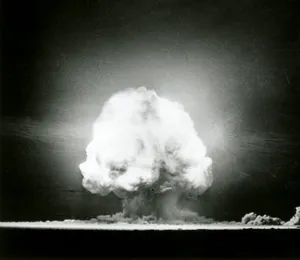 The Trinity Test detonation, July 16, 1945